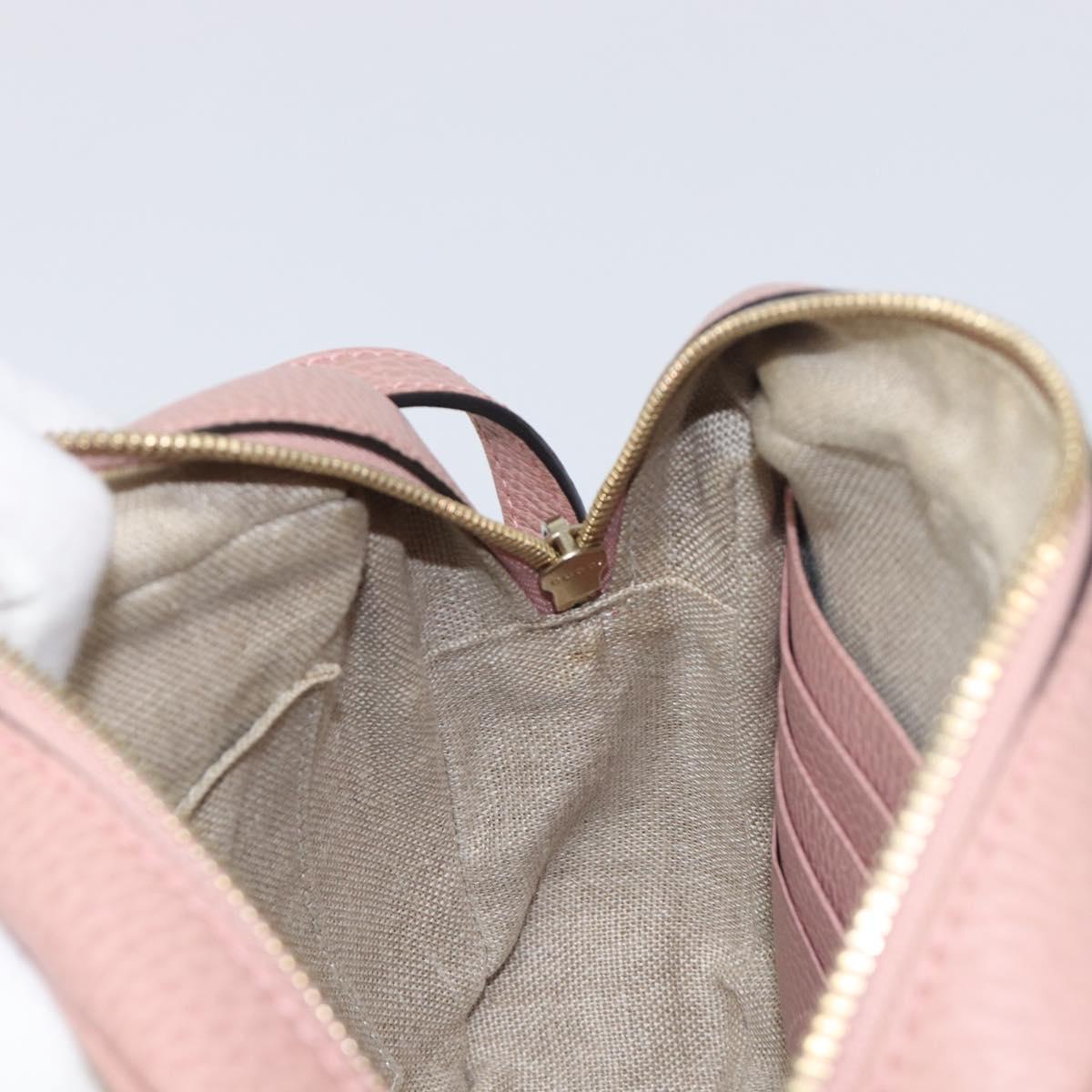 GUCCI GG Canvas Shoulder Bag Beige Gold 449413 Auth 197806A