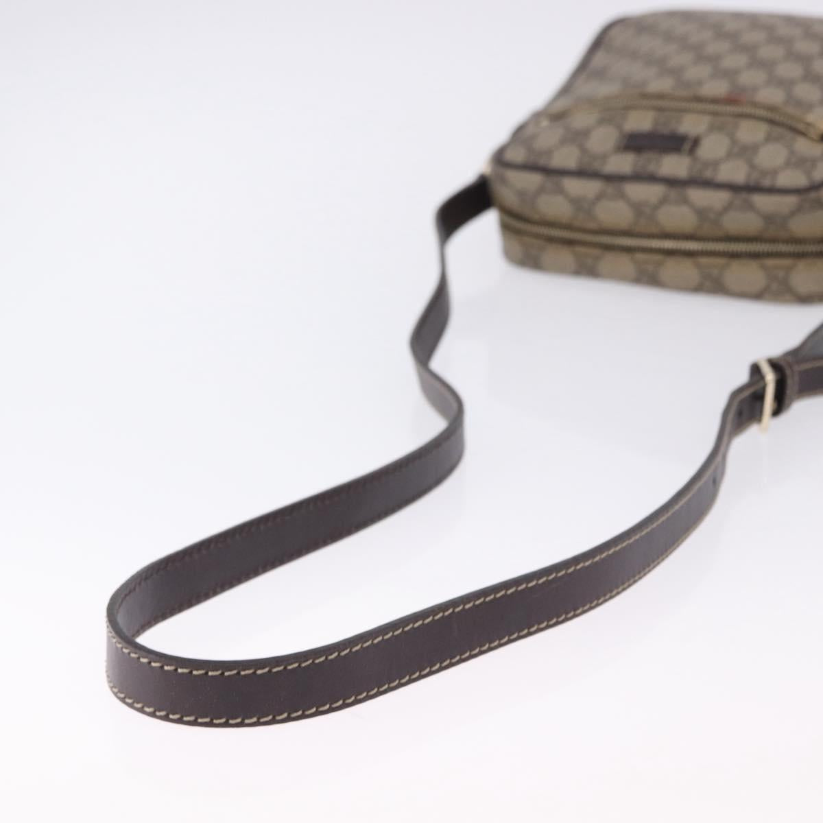 GUCCI GG Supreme Shoulder Bag PVC Beige Gold 233268 Auth 197812