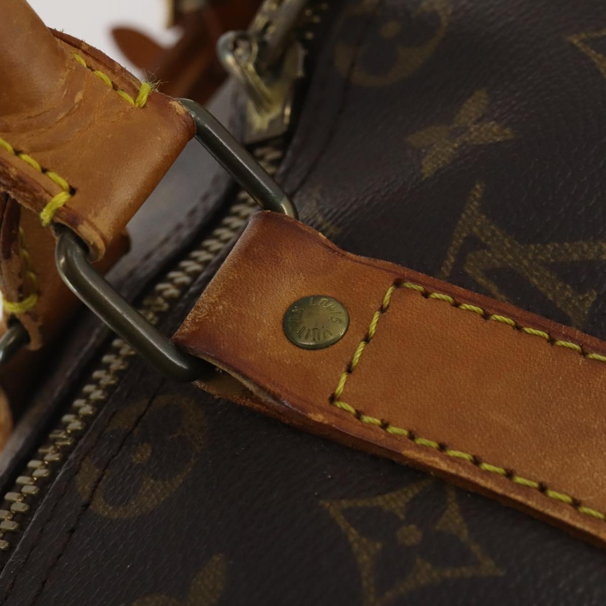 LOUIS VUITTON Monogram Keepall Bandouliere 45 Boston Bag M41418 LV Auth 197822