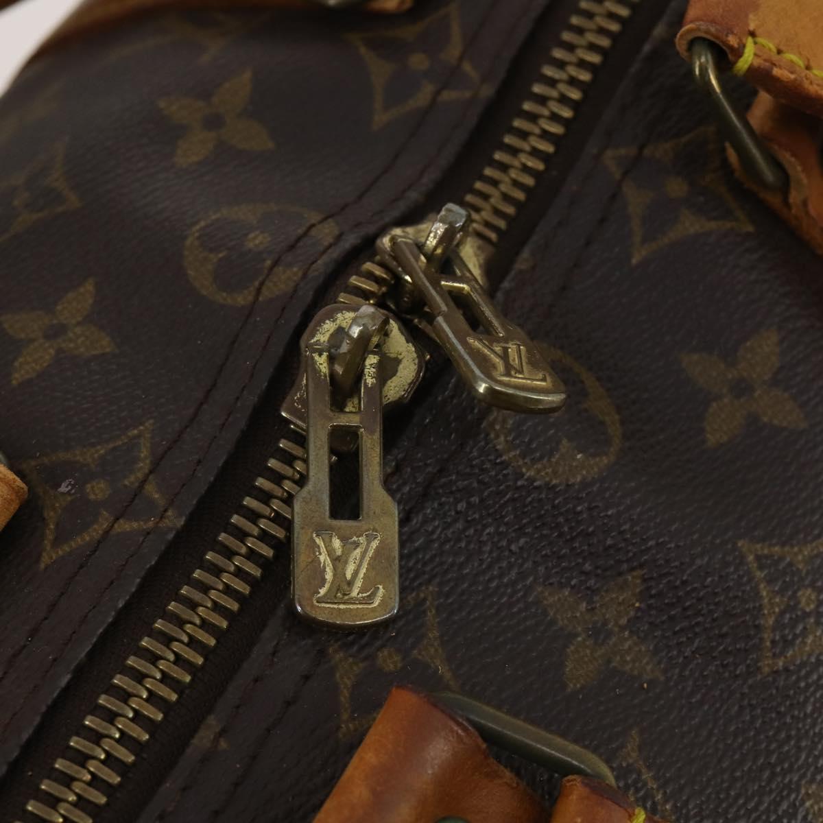 LOUIS VUITTON Monogram Keepall Bandouliere 45 Boston Bag M41418 LV Auth 197822