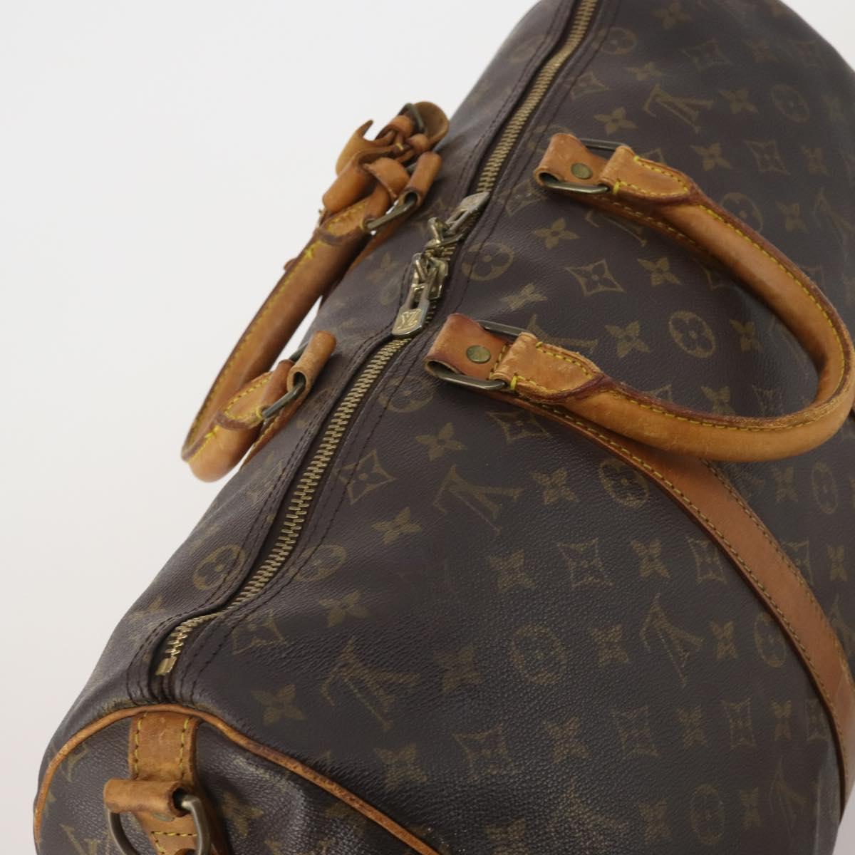 LOUIS VUITTON Monogram Keepall Bandouliere 45 Boston Bag M41418 LV Auth 197822