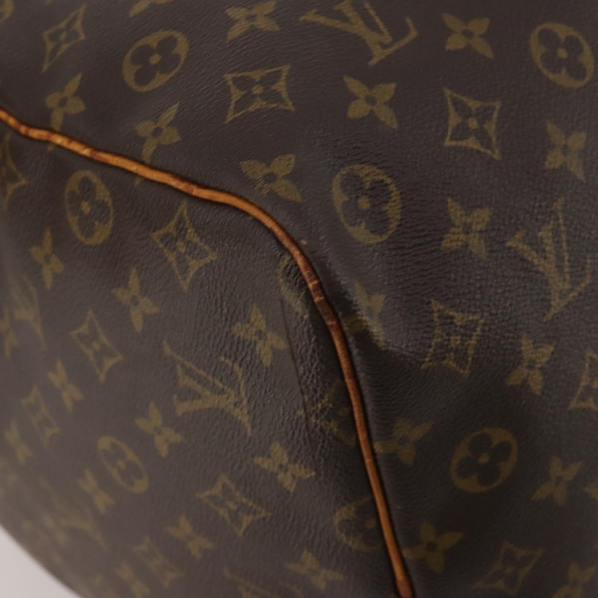 LOUIS VUITTON Monogram Keepall 60 Boston Bag M41422 LV Auth 197828