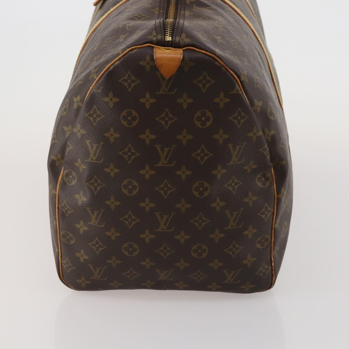 LOUIS VUITTON Monogram Keepall 60 Boston Bag M41422 LV Auth 197828