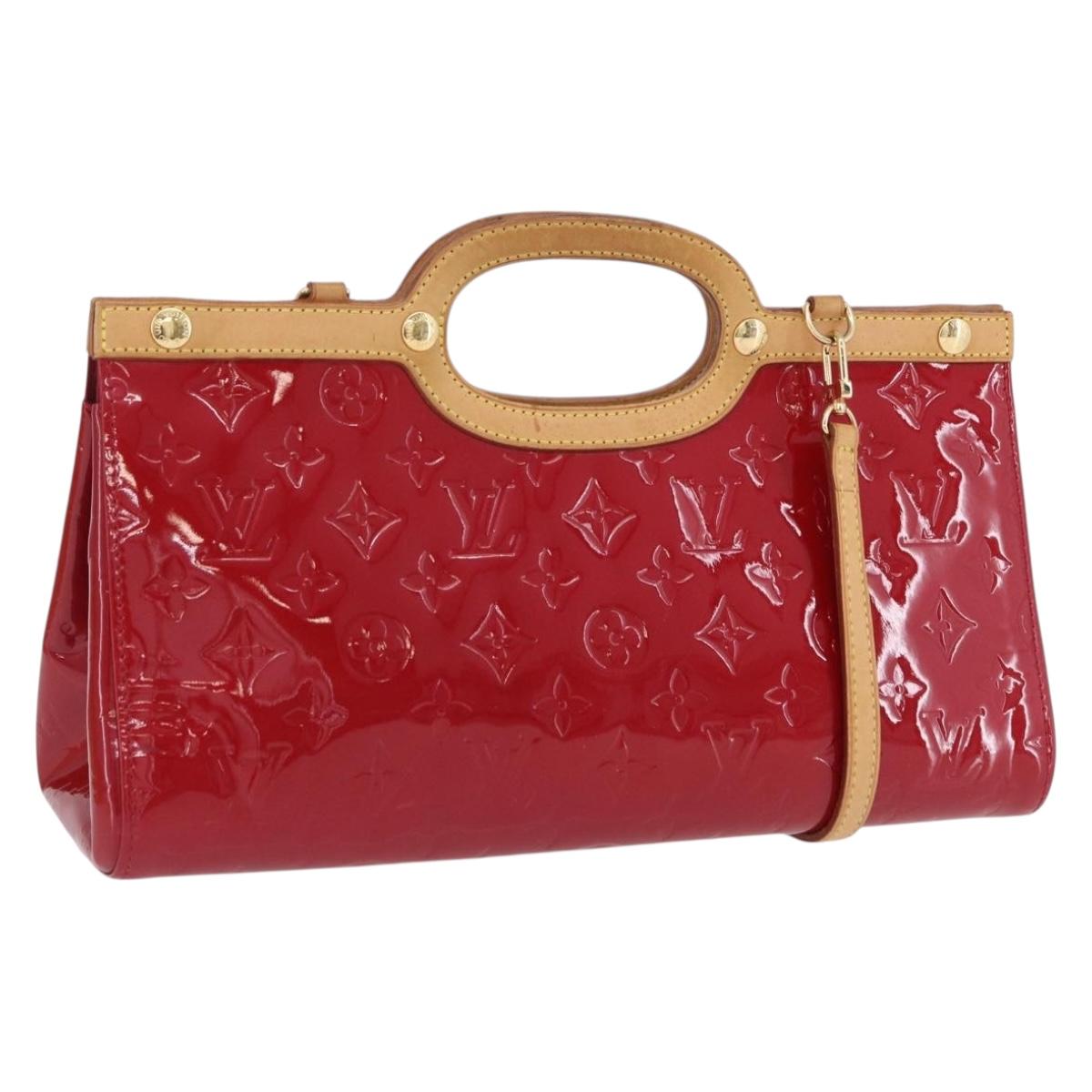 LOUIS VUITTON Monogram Vernis Roxbury Drive Pomme D'amour M91987 LV Auth 197839V