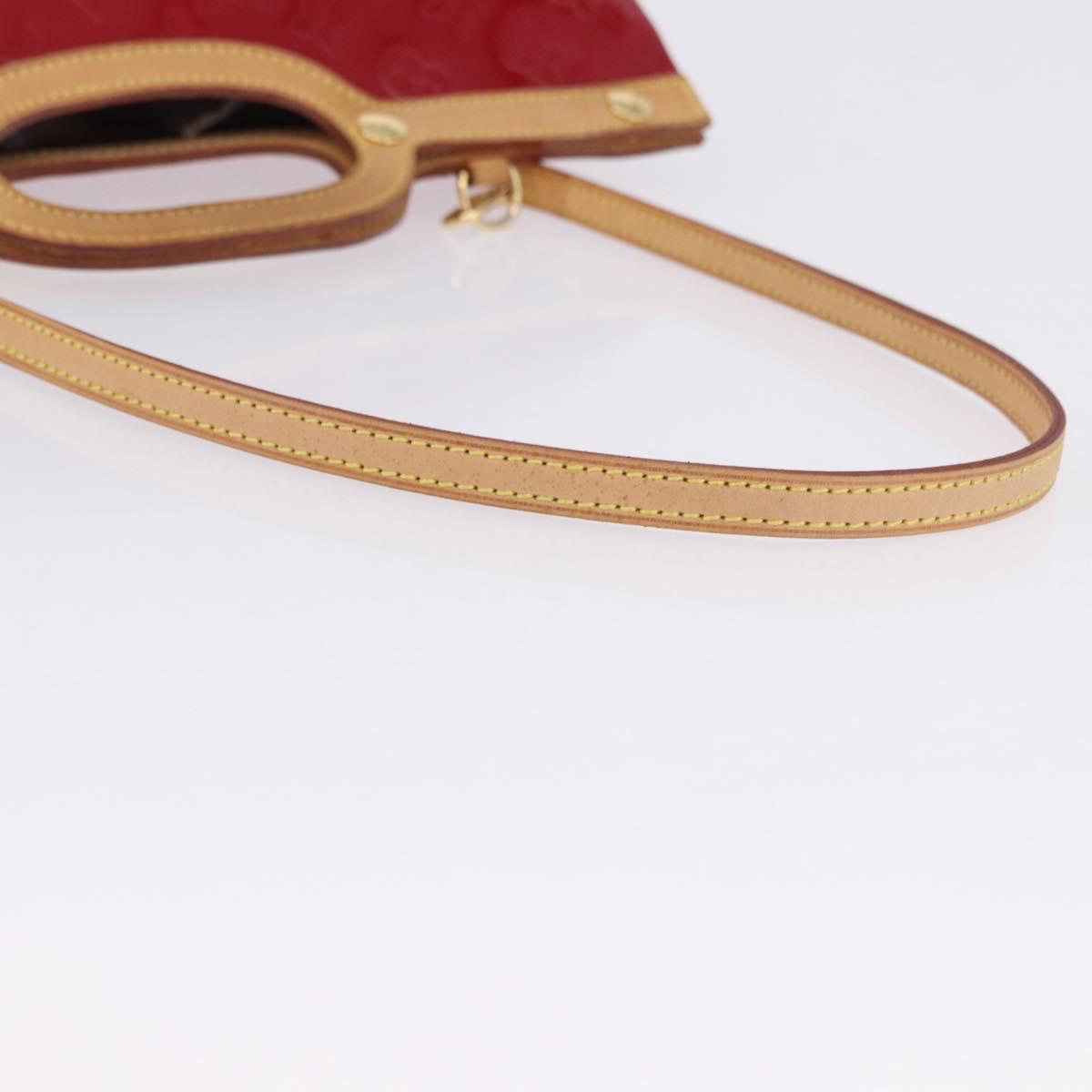LOUIS VUITTON Monogram Vernis Roxbury Drive Pomme D'amour M91987 LV Auth 197839V