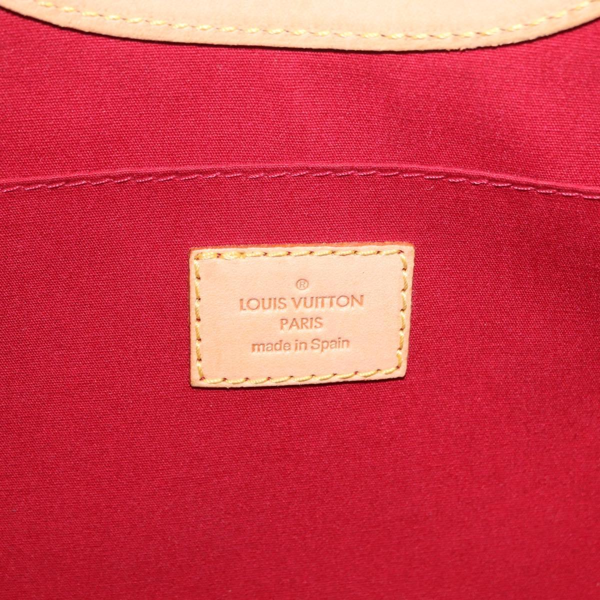 LOUIS VUITTON Monogram Vernis Roxbury Drive Pomme D'amour M91987 LV Auth 197839V