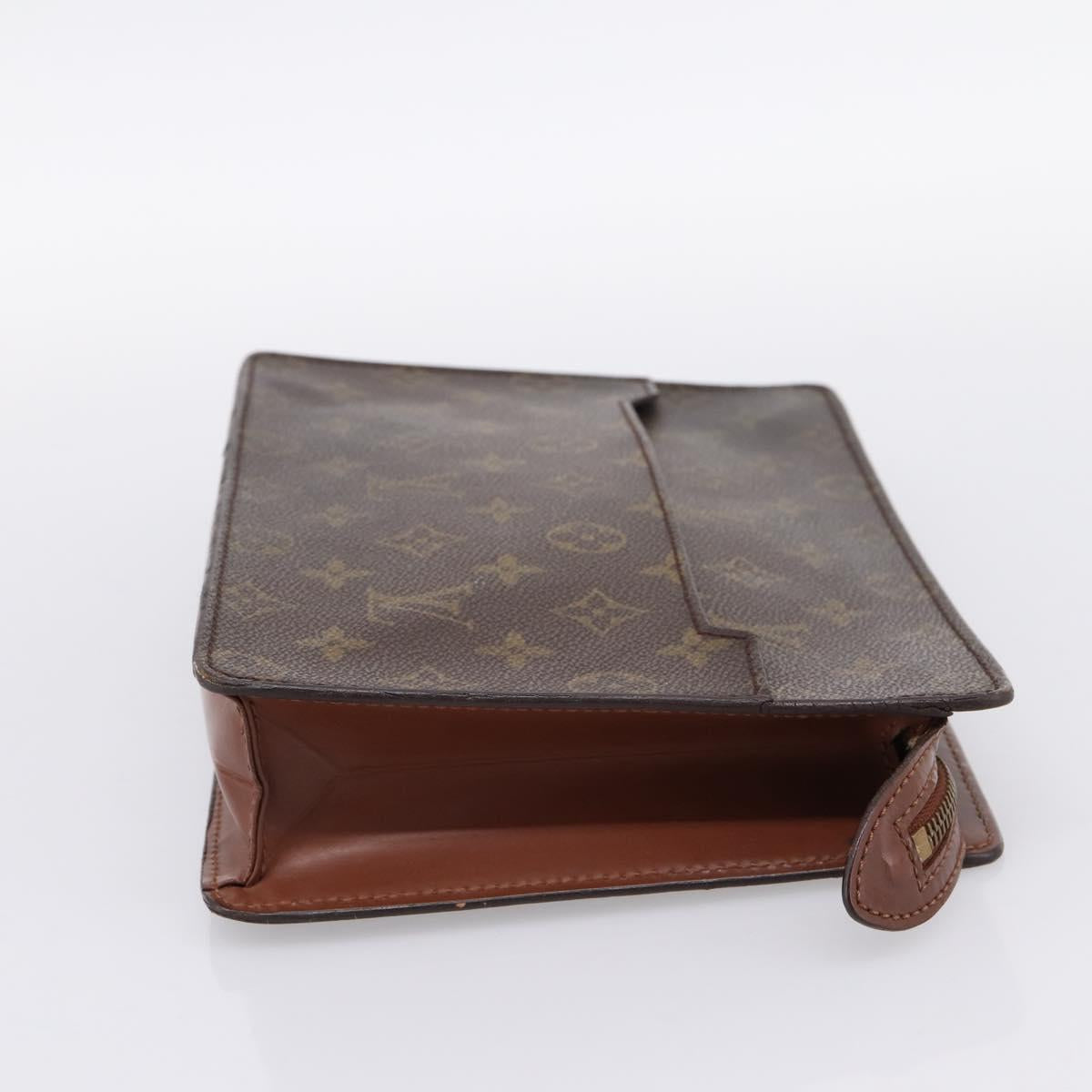 LOUIS VUITTON Monogram Pochette Homme Clutch Bag M51795 LV Auth 197841