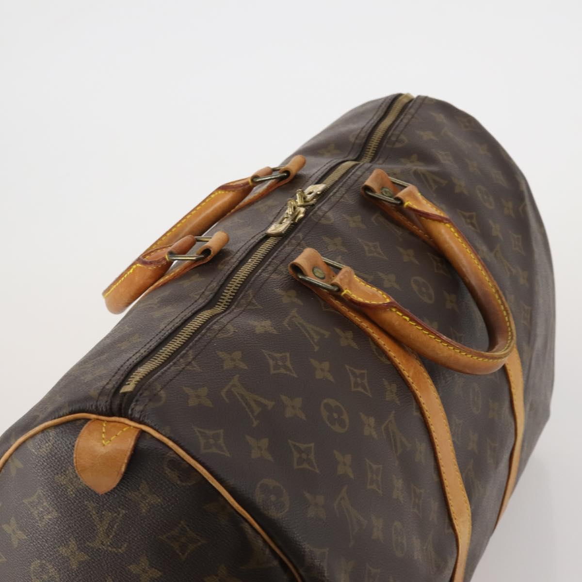 LOUIS VUITTON Monogram Keepall 50 Boston Bag M41426 LV Auth 197861