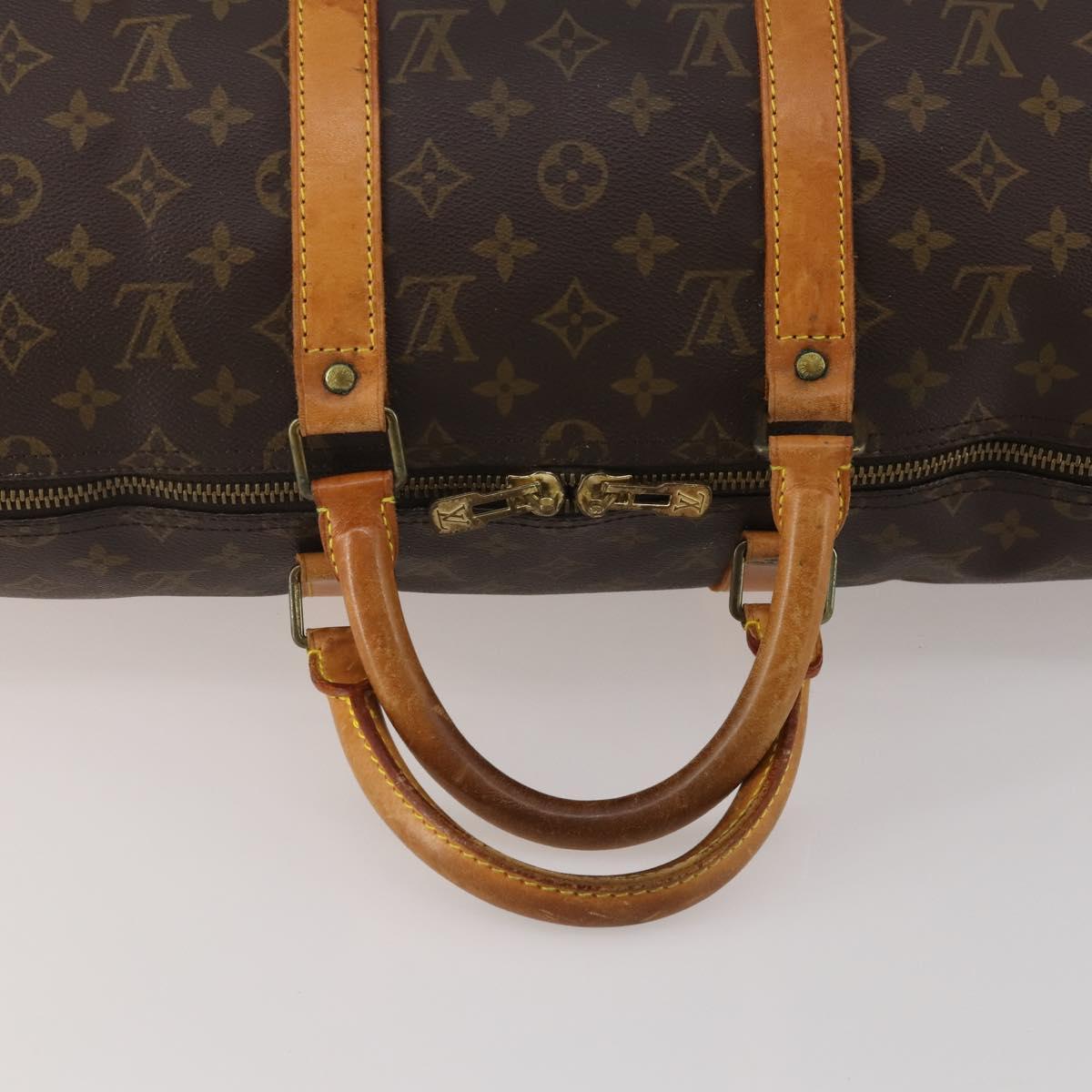 LOUIS VUITTON Monogram Keepall 50 Boston Bag M41426 LV Auth 197861