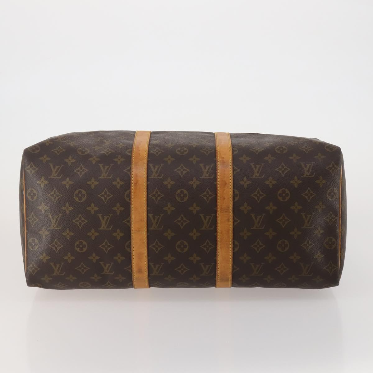 LOUIS VUITTON Monogram Keepall 50 Boston Bag M41426 LV Auth 197861