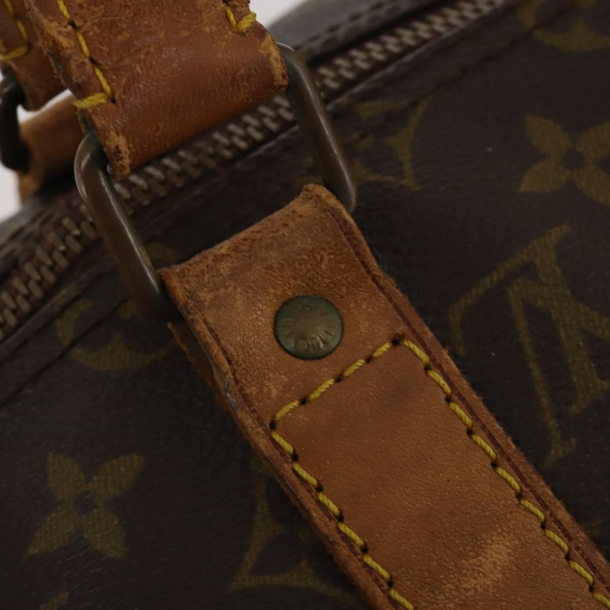 LOUIS VUITTON Monogram Keepall 50 Boston Bag M41426 LV Auth 197868