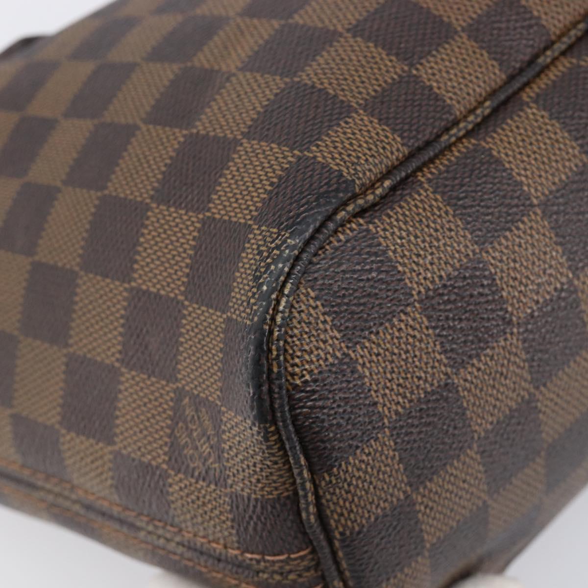 LOUIS VUITTON Damier Ebene Neverfull PM Tote Bag N51109 LV Auth 197891A