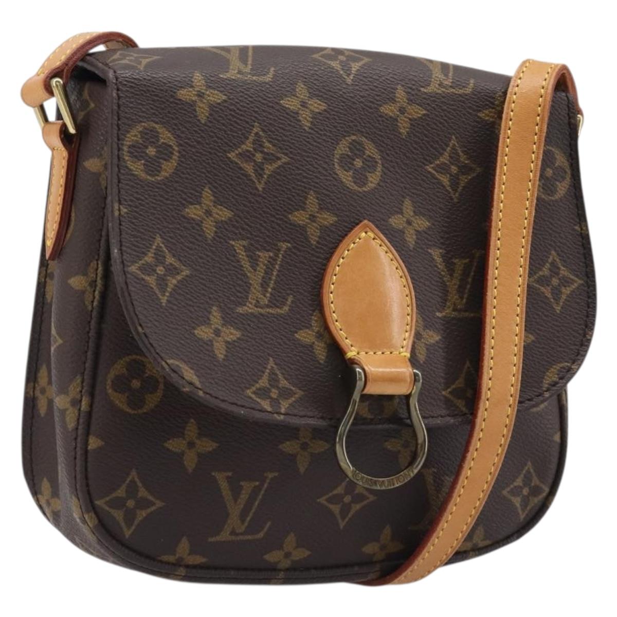 LOUIS VUITTON Monogram Saint Cloud MM Shoulder Bag M51243 LV Auth 197892V