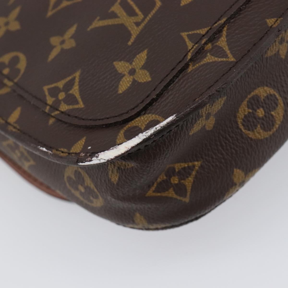 LOUIS VUITTON Monogram Saint Cloud MM Shoulder Bag M51243 LV Auth 197892V