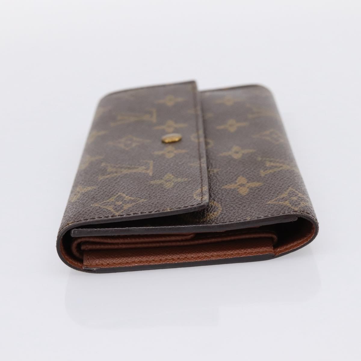 LOUIS VUITTON Portefeuille International Long Wallet M61217 LV Auth 197899V