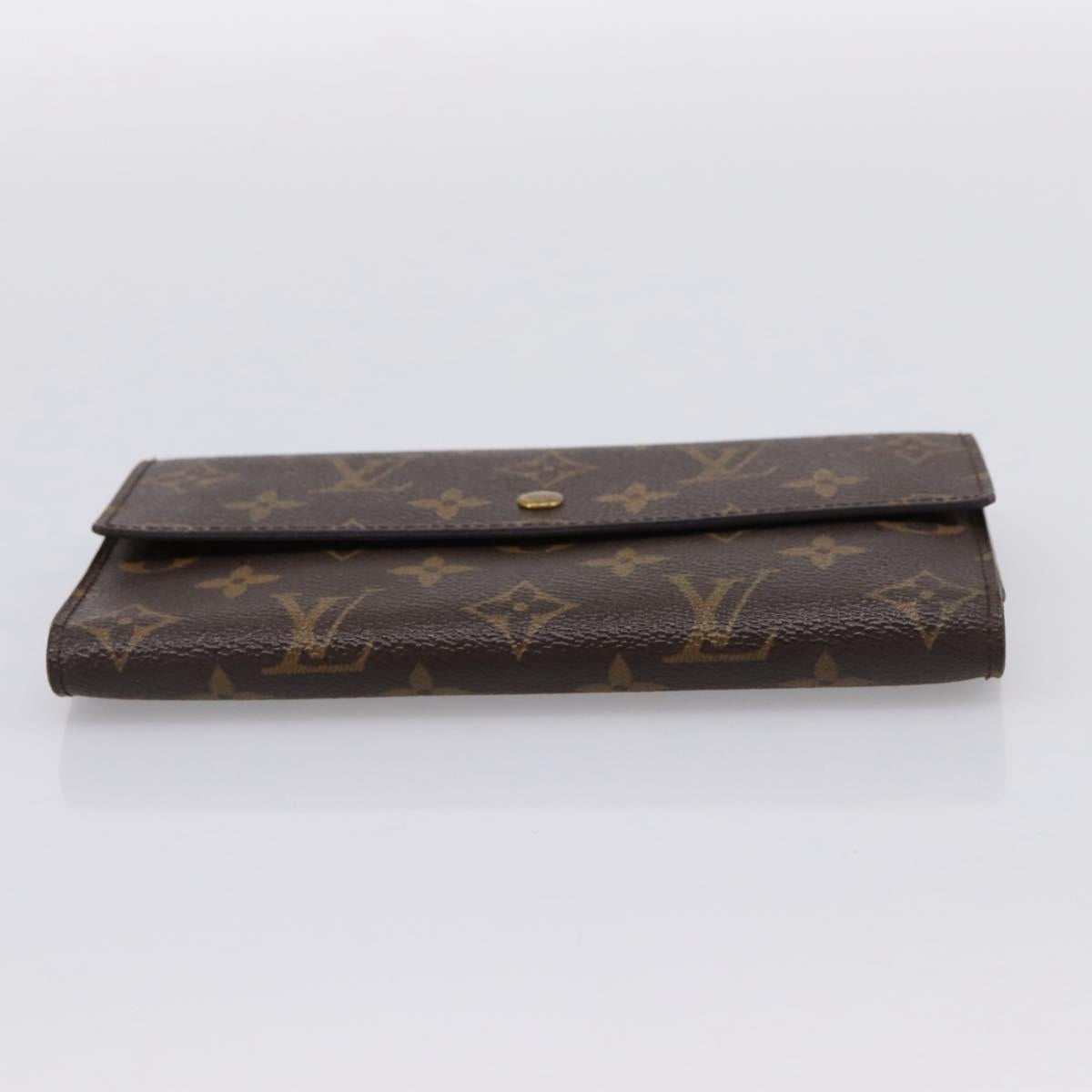 LOUIS VUITTON Portefeuille International Long Wallet M61217 LV Auth 197899V
