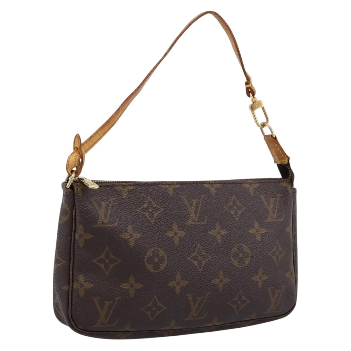 LOUIS VUITTON Monogram Pochette Accessoires Pouch M51980 LV Auth 197900A