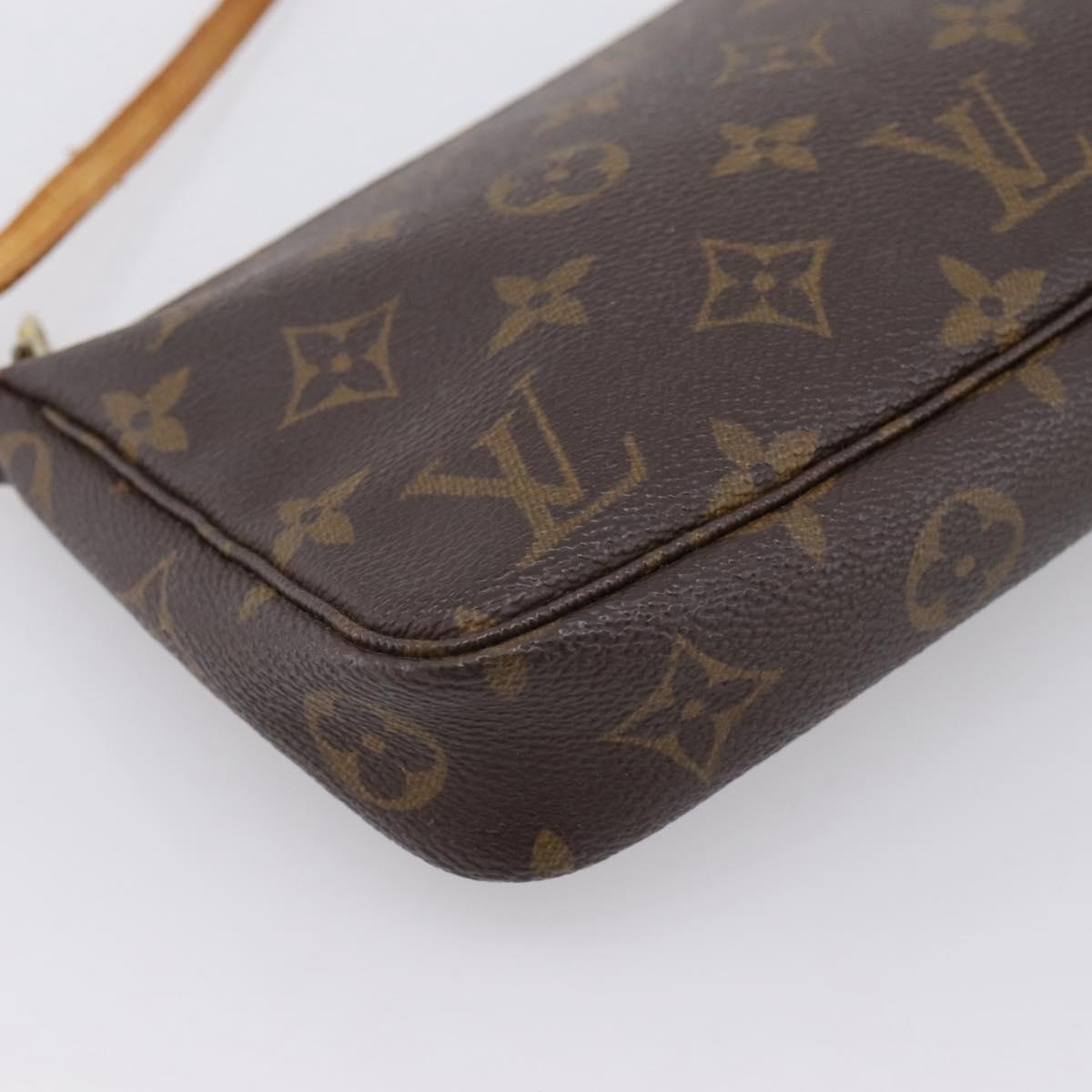 LOUIS VUITTON Monogram Pochette Accessoires Pouch M51980 LV Auth 197900A