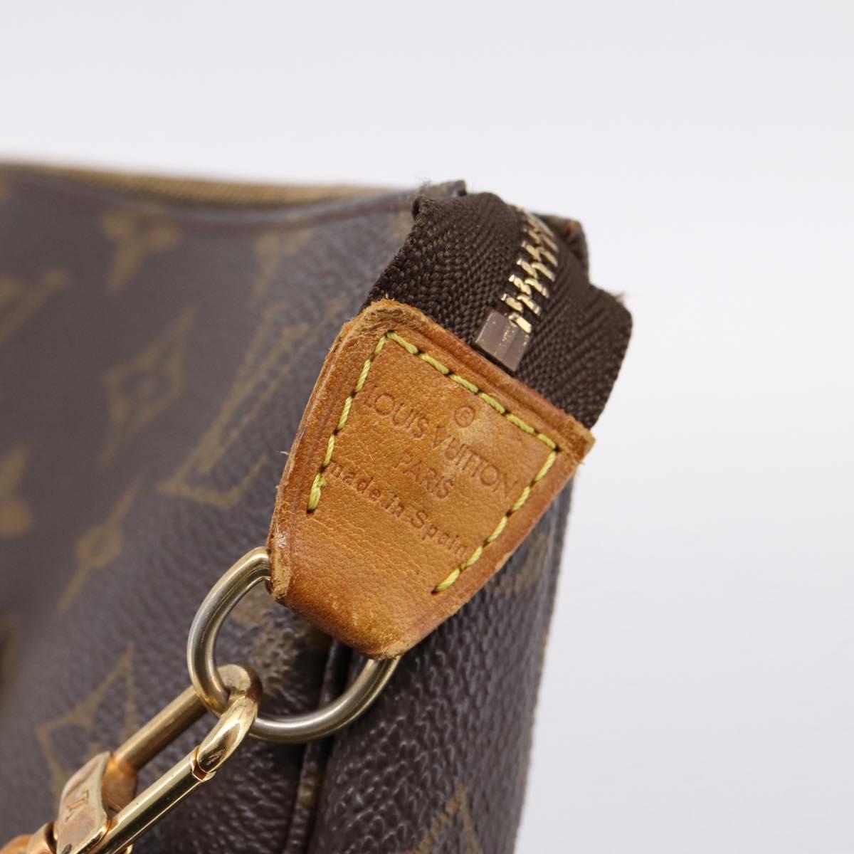 LOUIS VUITTON Monogram Pochette Accessoires Pouch M51980 LV Auth 197900A