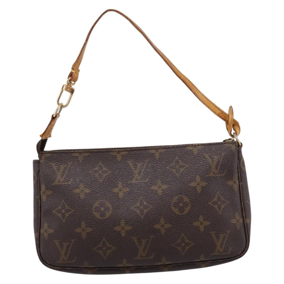 LOUIS VUITTON Monogram Pochette Accessoires Pouch M51980 LV Auth 197900A