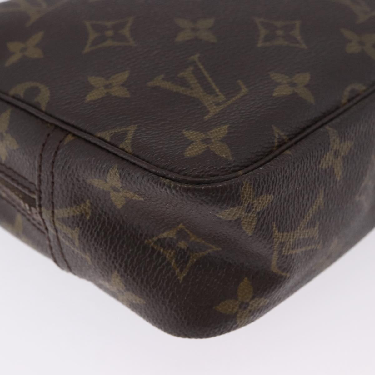 LOUIS VUITTON Monogram Trousse Toilette 23 Clutch Bag M47524 LV Auth 197907