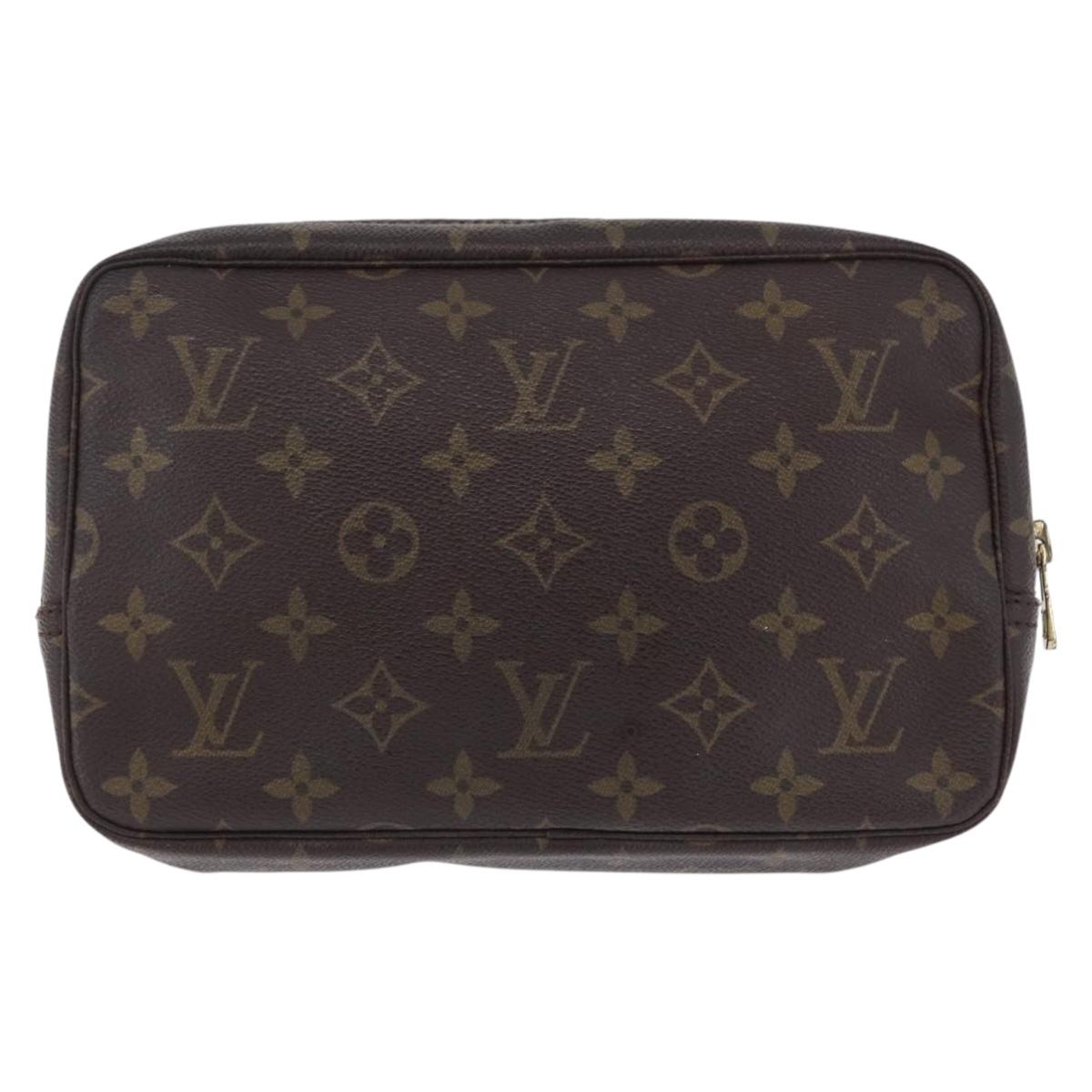 LOUIS VUITTON Monogram Trousse Toilette 23 Clutch Bag M47524 LV Auth 197907