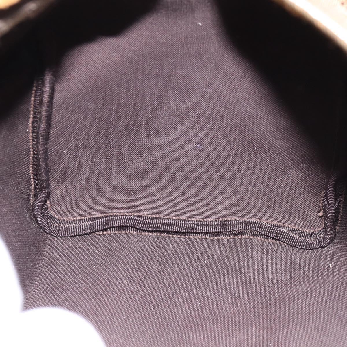 GUCCI GG Crystal Boston Bag Coated Canvas Gold 193603 Auth 197908