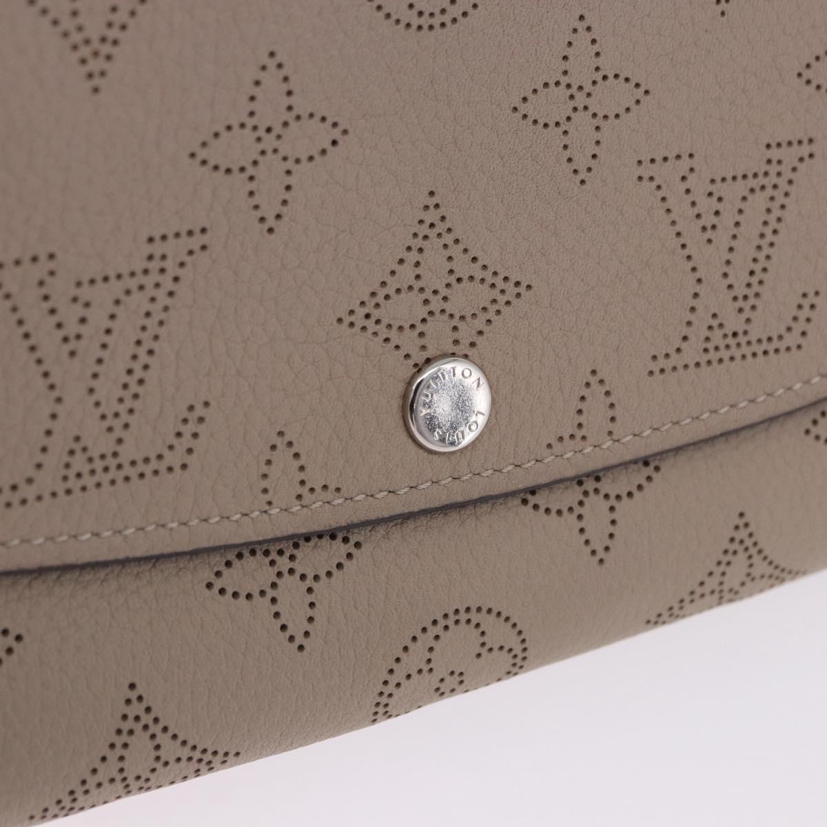 LOUIS VUITTON Mahina Portefeuille Iris Long Wallet Galet M60144 LV Auth 197911M