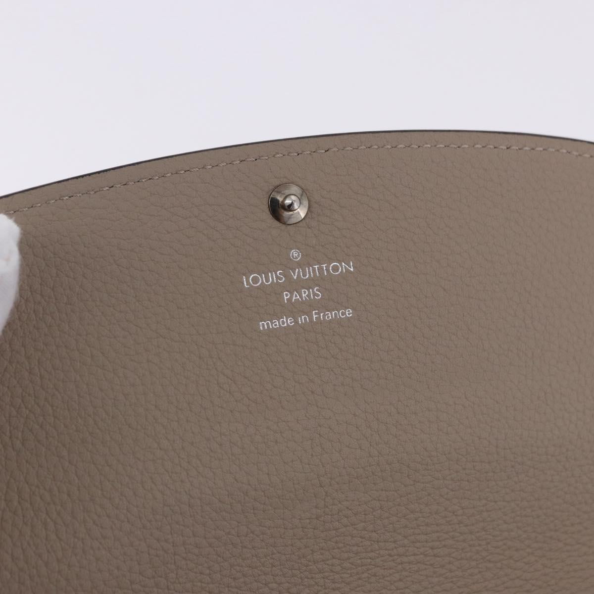 LOUIS VUITTON Mahina Portefeuille Iris Long Wallet Galet M60144 LV Auth 197911M