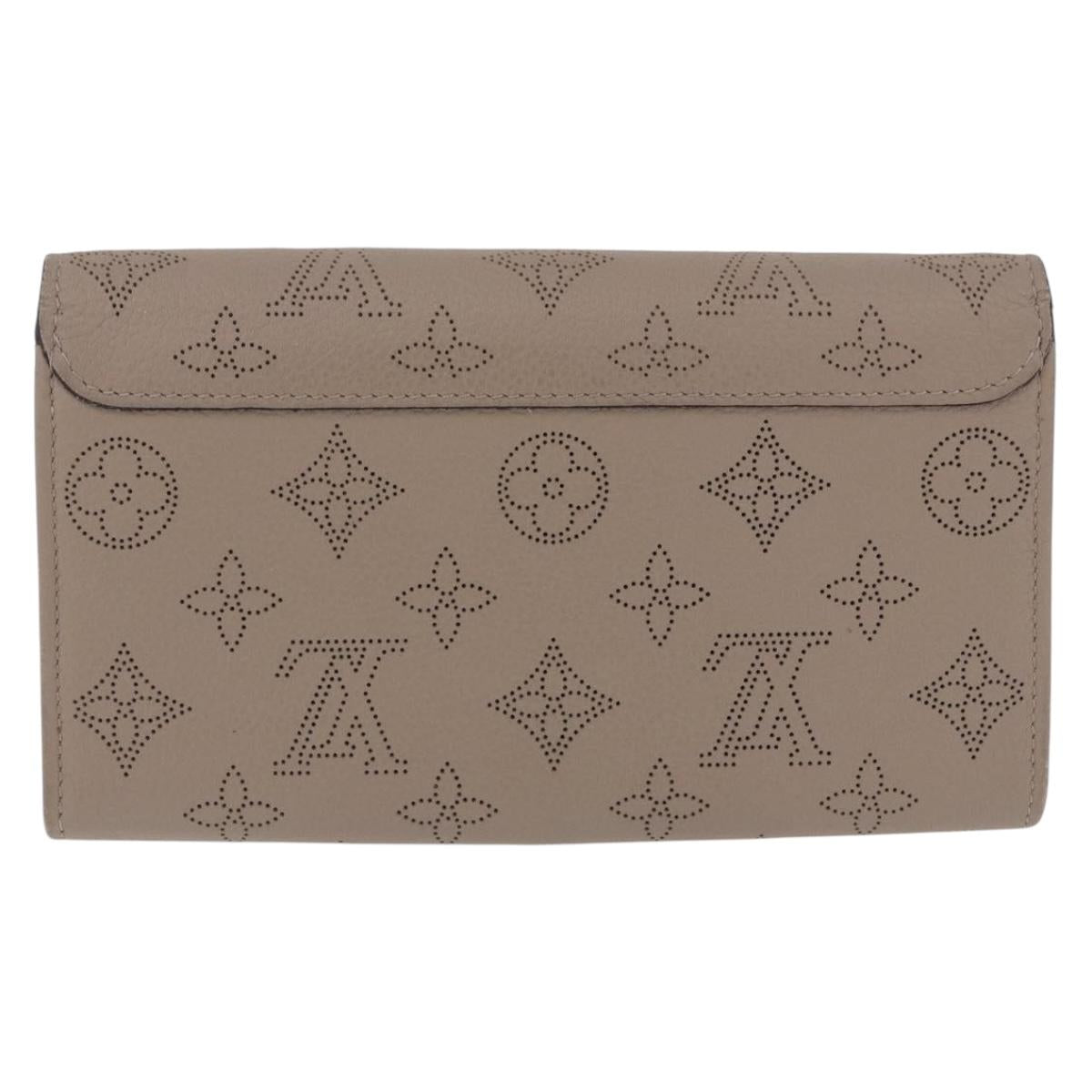 LOUIS VUITTON Mahina Portefeuille Iris Long Wallet Galet M60144 LV Auth 197911M