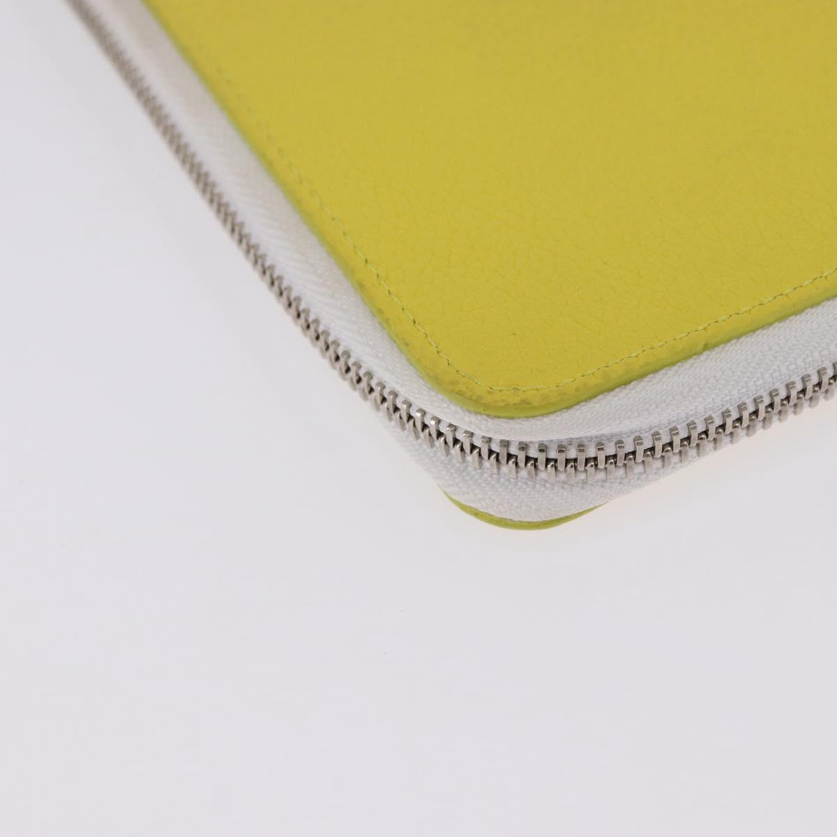 LOUIS VUITTON Monogram Everyday Zippy Wallet Vertical Yellow M80852 Auth 197912M