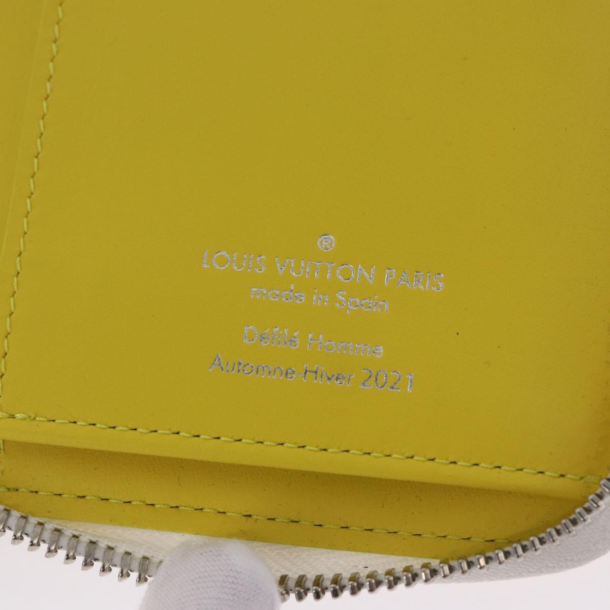 LOUIS VUITTON Monogram Everyday Zippy Wallet Vertical Yellow M80852 Auth 197912M