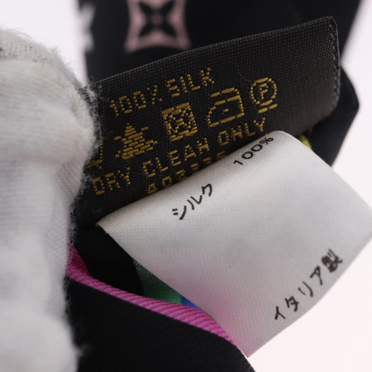 LOUIS VUITTON Bando Scarf Silk Multicolor M71992 LV Auth 197914M
