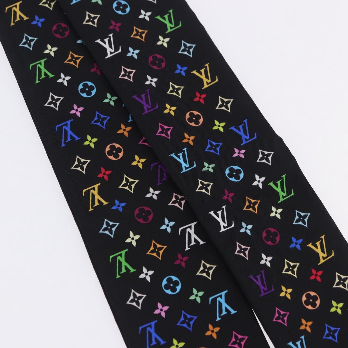 LOUIS VUITTON Bando Scarf Silk Multicolor M71992 LV Auth 197914M