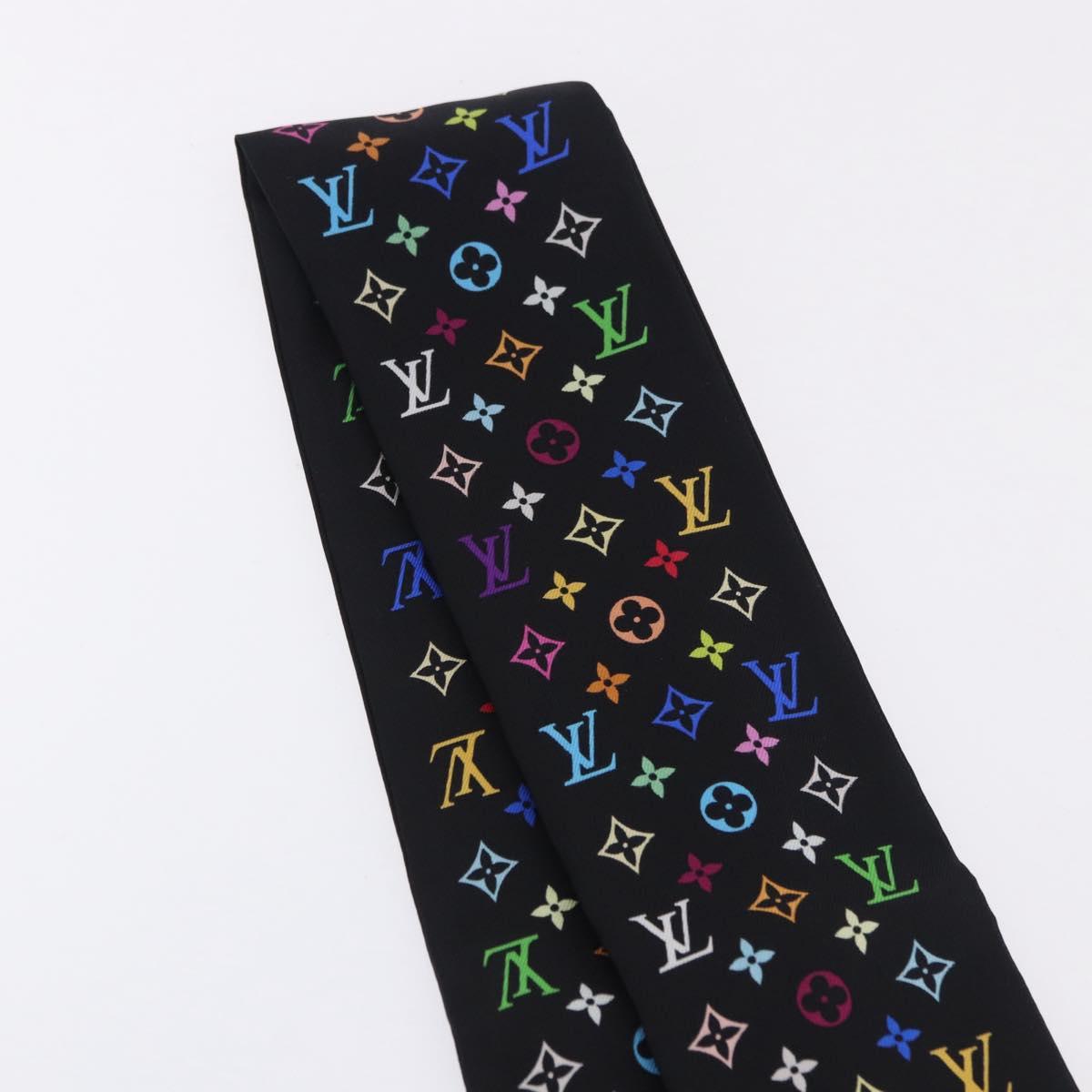 LOUIS VUITTON Bando Scarf Silk Multicolor M71992 LV Auth 197914M