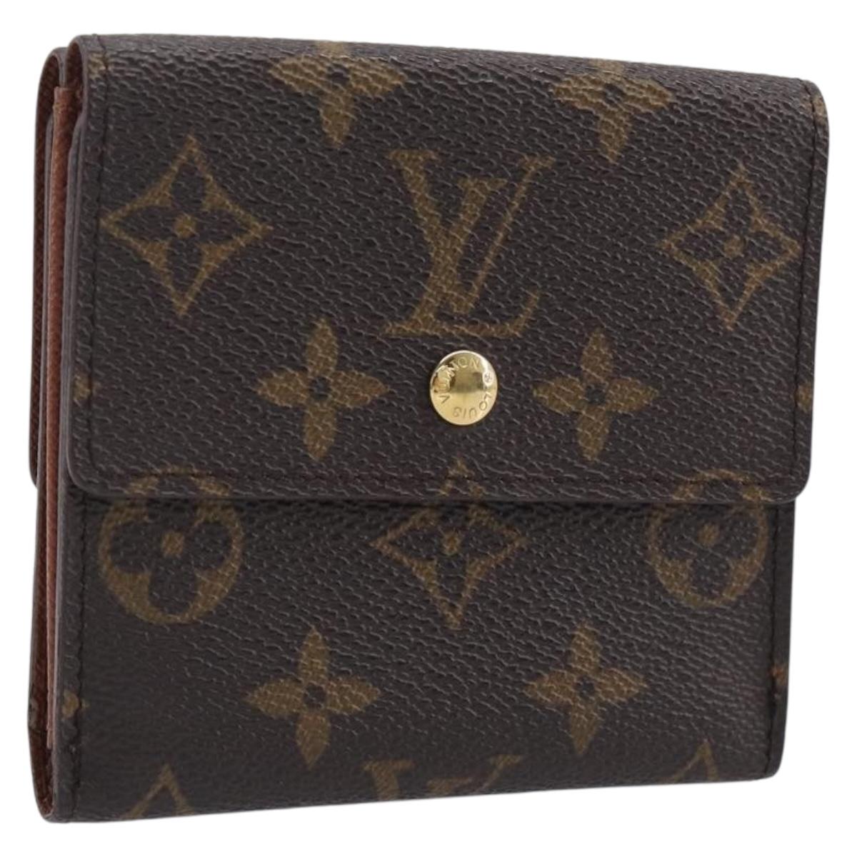 LOUIS VUITTON Monogram Porte Monnaie Bier Cartes Crdit M61652 LV Auth 197947A