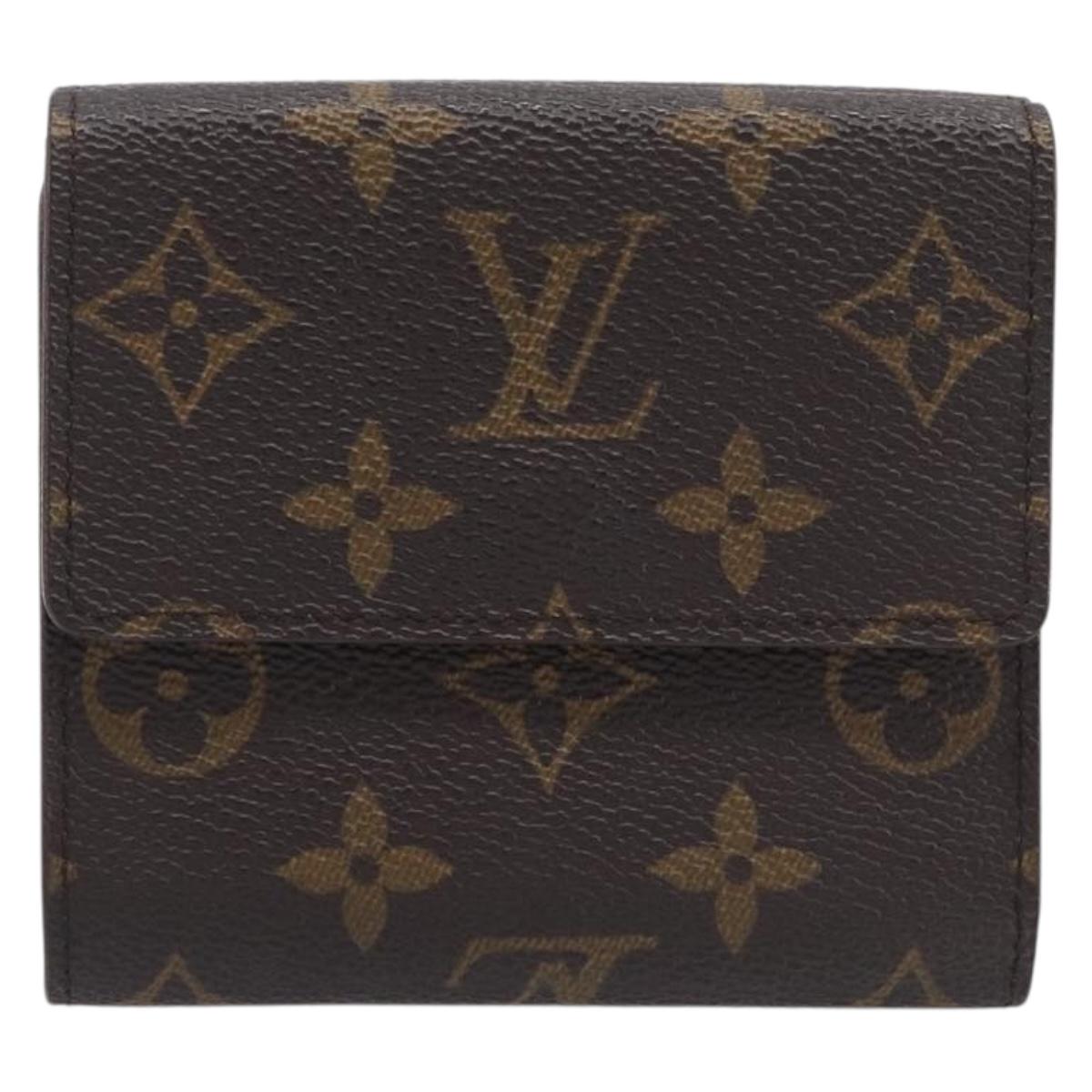 LOUIS VUITTON Monogram Porte Monnaie Bier Cartes Crdit M61652 LV Auth 197947A
