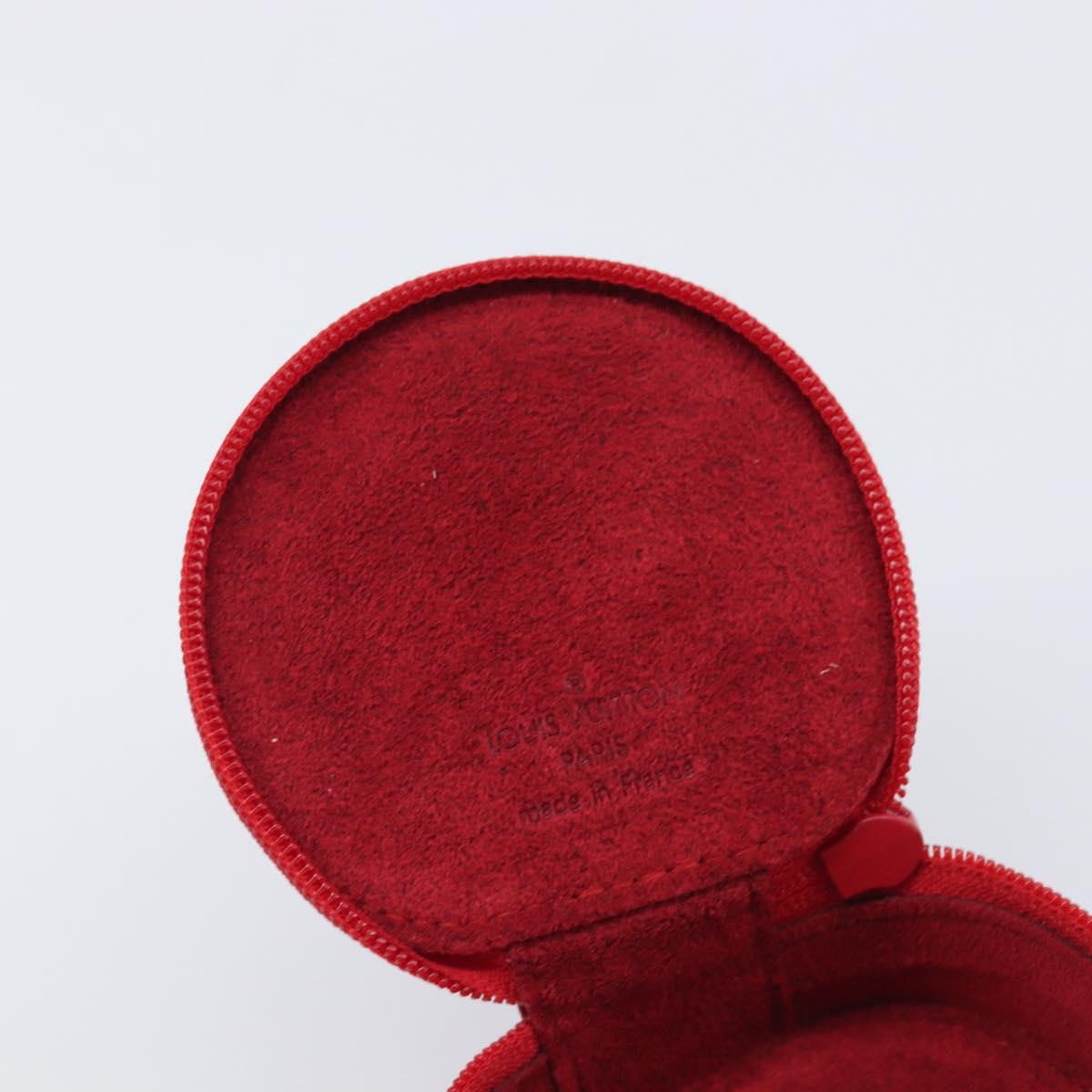 LOUIS VUITTON Epi Ecrin Bijoux 8 Jewelry Box Red M48227 LV Auth 197953V