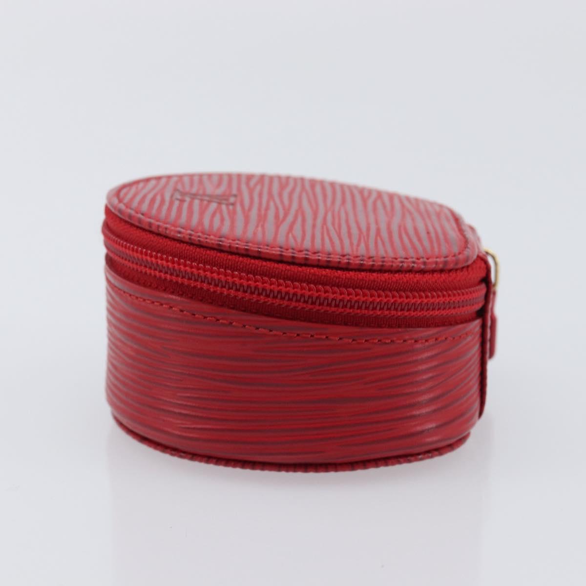 LOUIS VUITTON Epi Ecrin Bijoux 8 Jewelry Box Red M48227 LV Auth 197953V