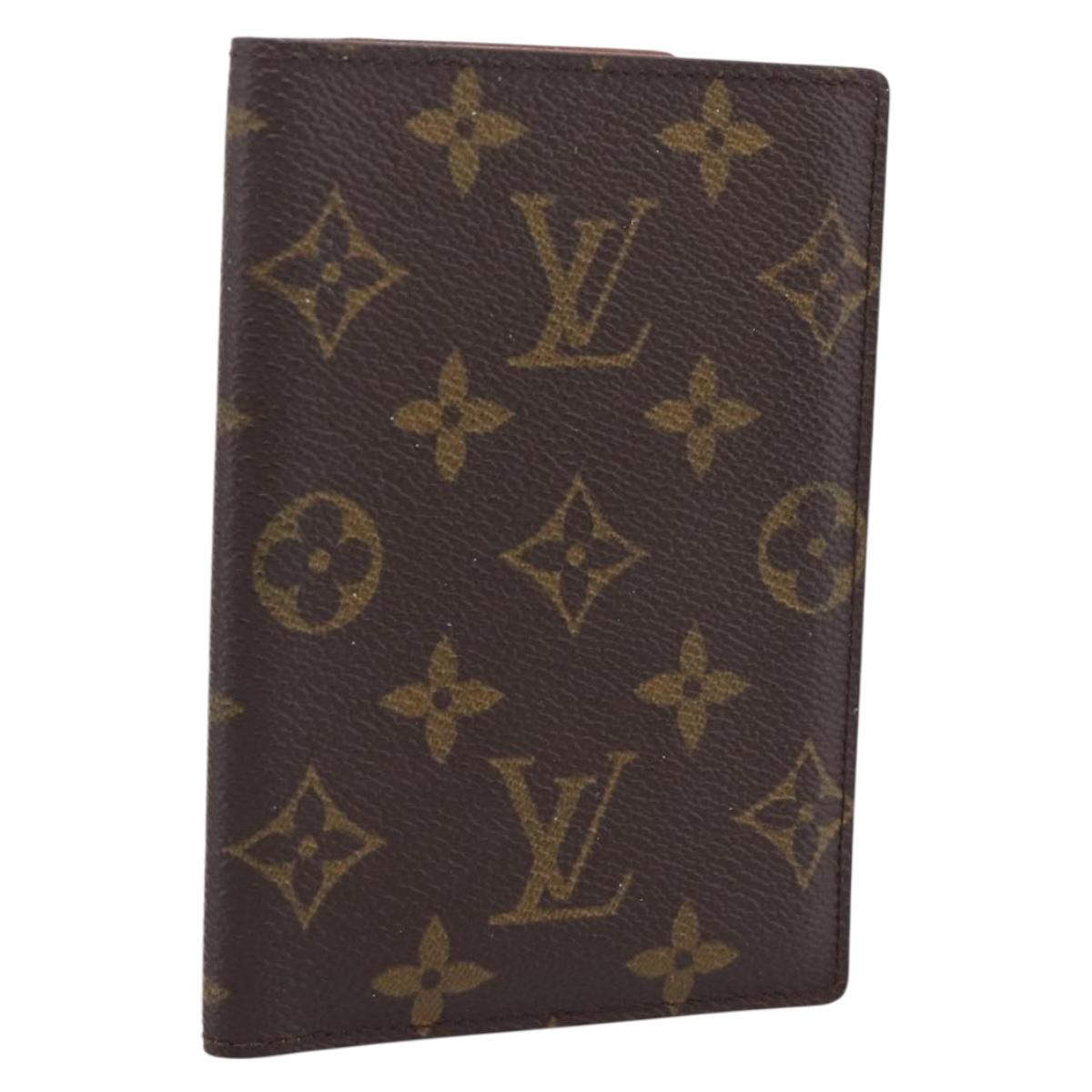 LOUIS VUITTON Monogram Couvel Tulle Passopole Case M60180 LV Auth 197959A