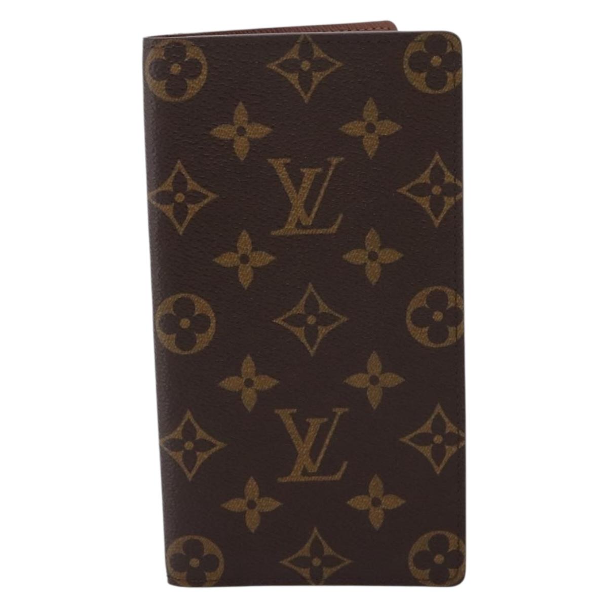 LOUIS VUITTON Monogram Porte Valeurs Cartes Credit Wallet M61823 LV Auth 197966A