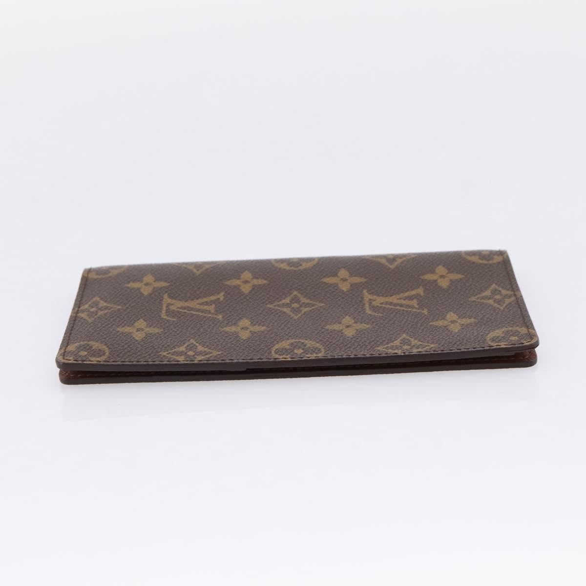 LOUIS VUITTON Monogram Porte Valeurs Cartes Credit Wallet M61823 LV Auth 197966A