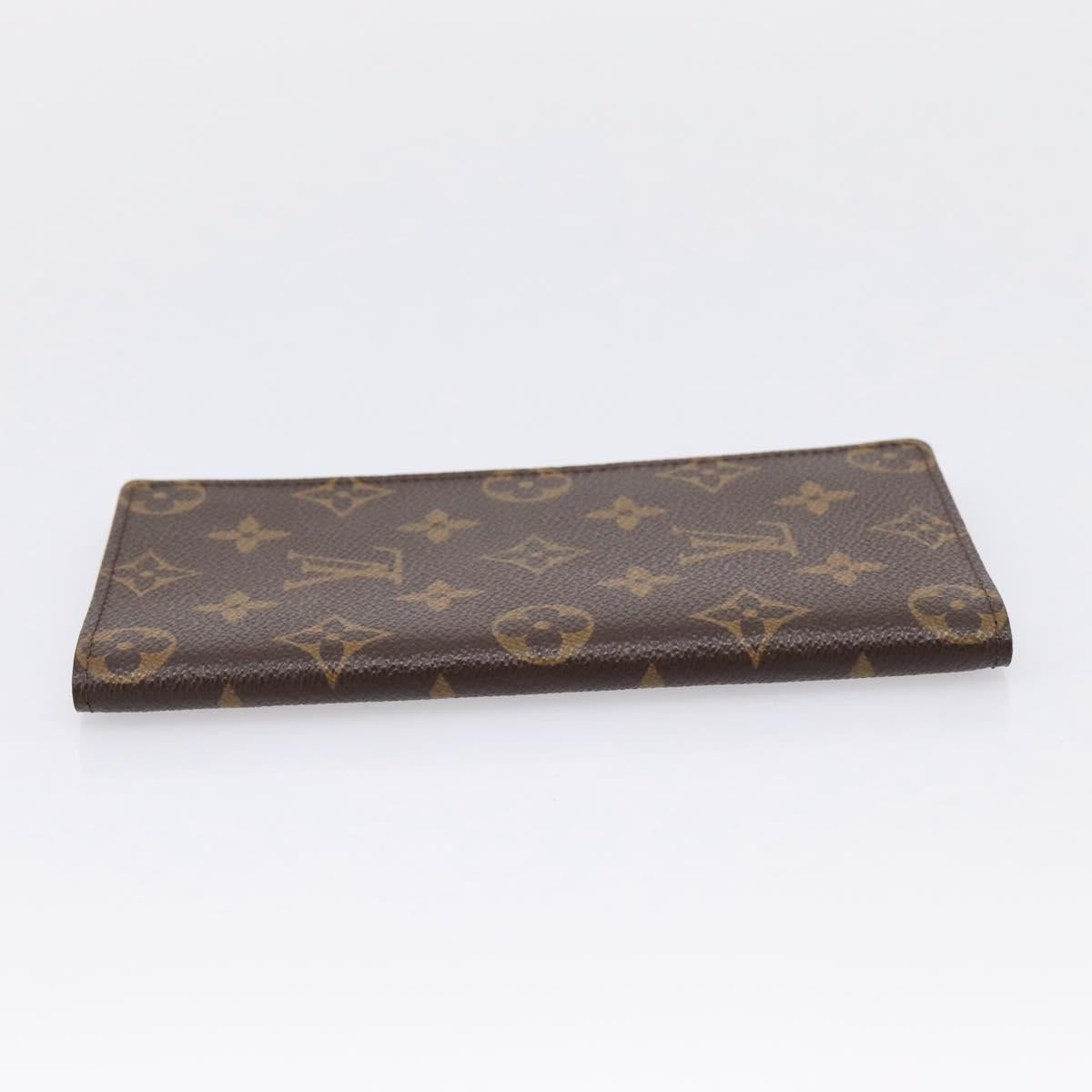 LOUIS VUITTON Monogram Porte Valeurs Cartes Credit Wallet M61823 LV Auth 197966A