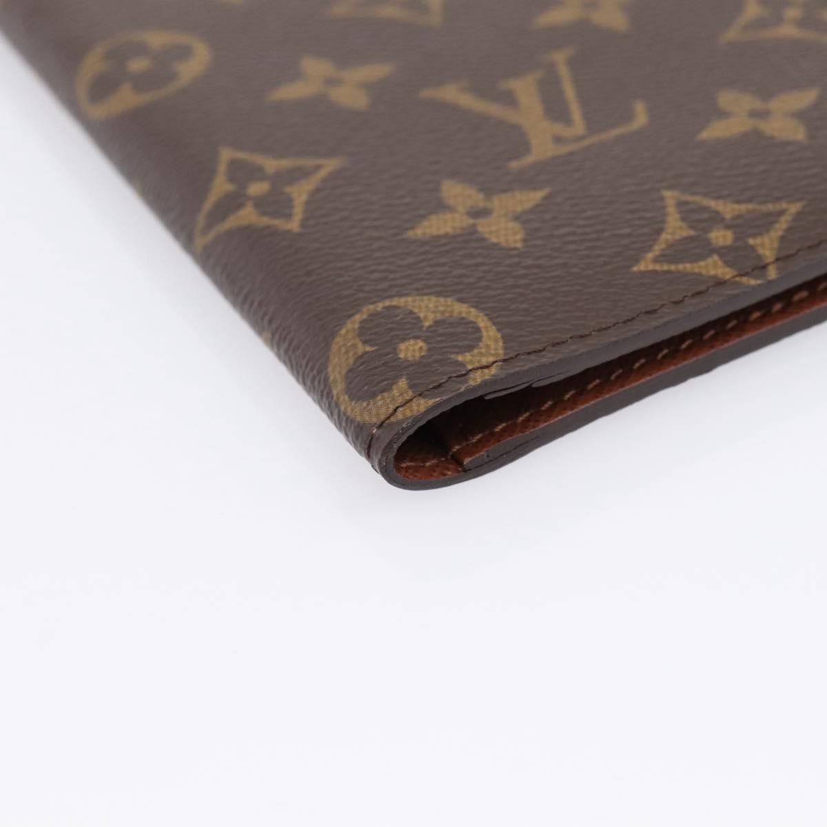 LOUIS VUITTON Monogram Porte Valeurs Cartes Credit Wallet M61823 LV Auth 197966A