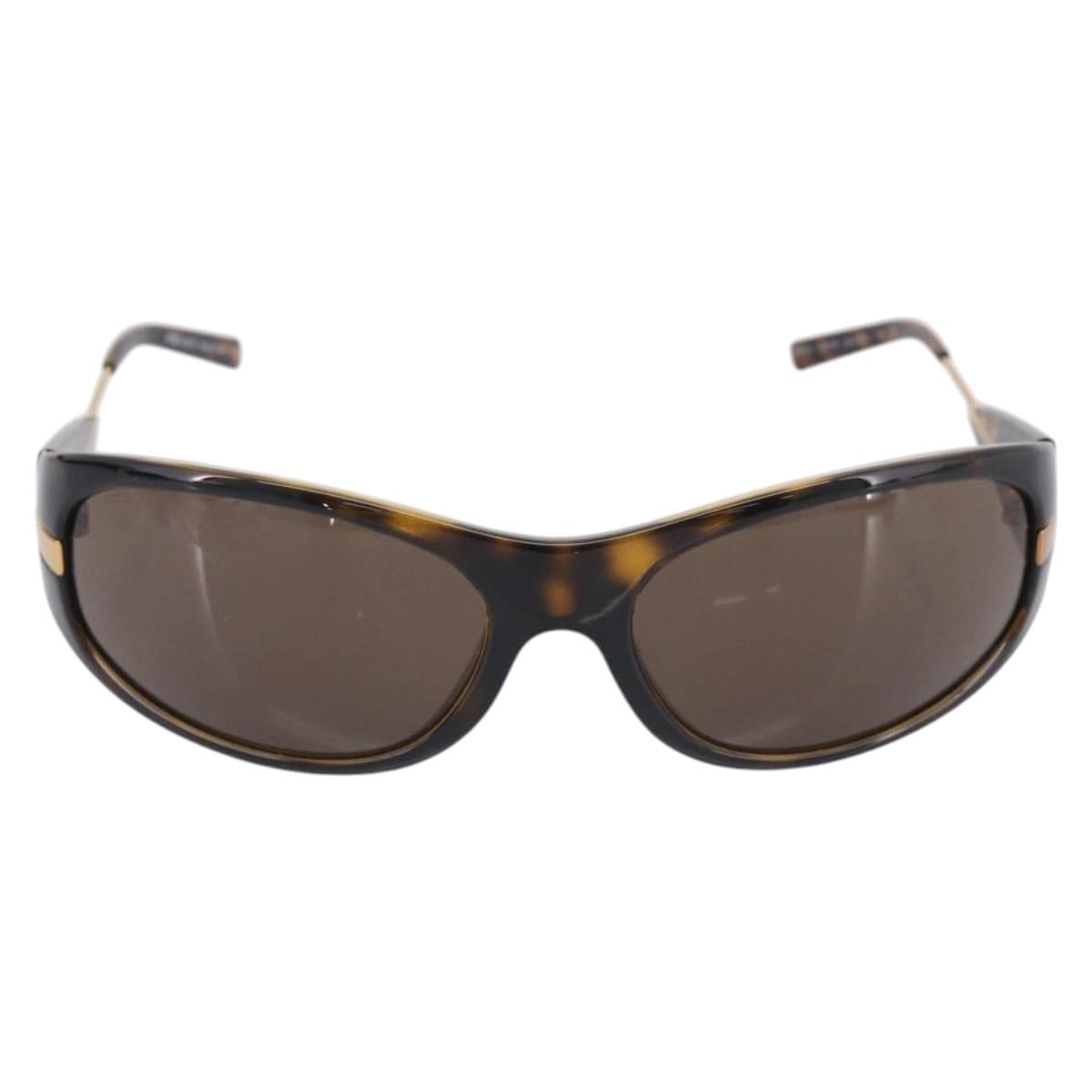 PRADA Sunglasses Plastic Black Gold Auth 198050M