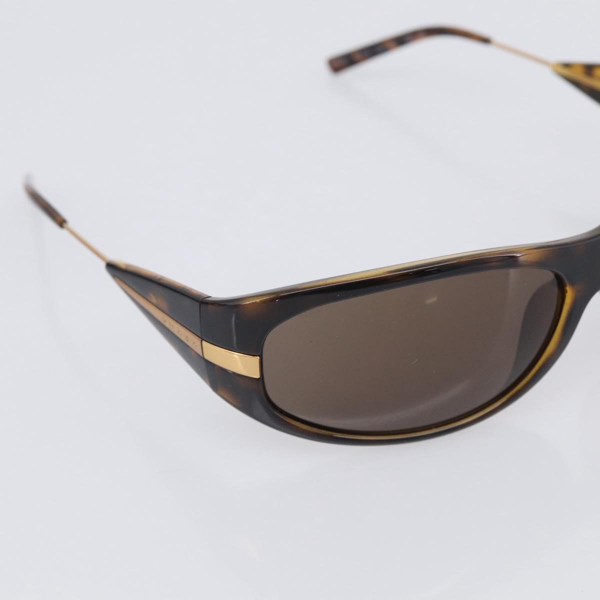 PRADA Sunglasses Plastic Black Gold Auth 198050M