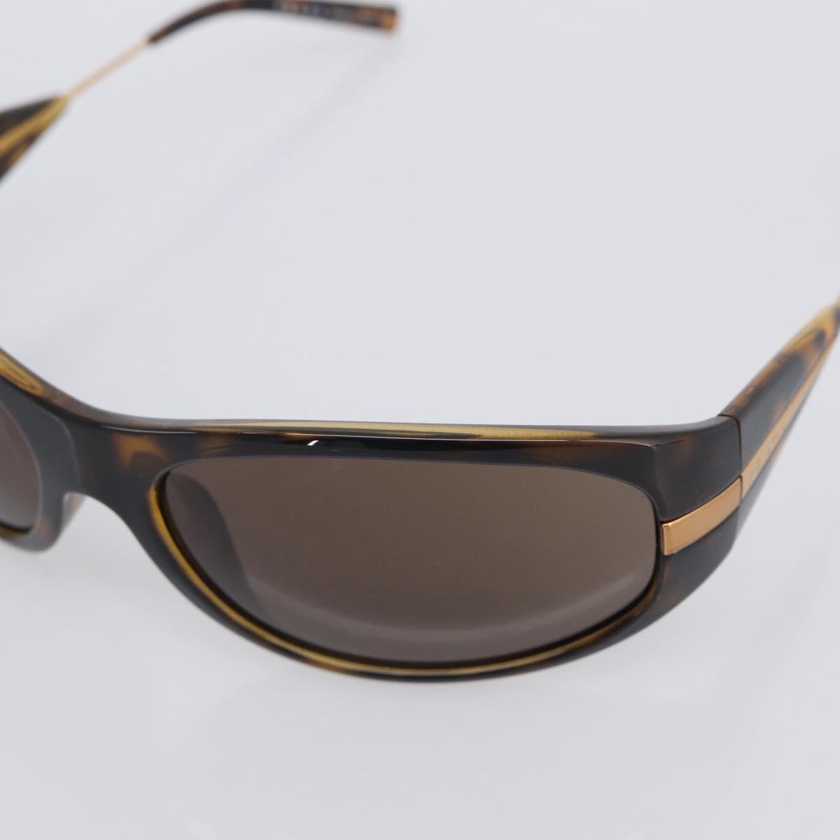 PRADA Sunglasses Plastic Black Gold Auth 198050M