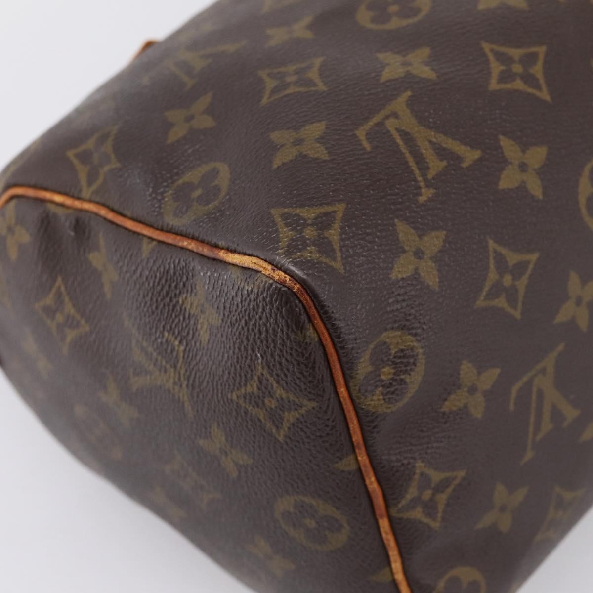 LOUIS VUITTON Monogram Speedy 25 Hand Bag M41528 LV Auth 198256