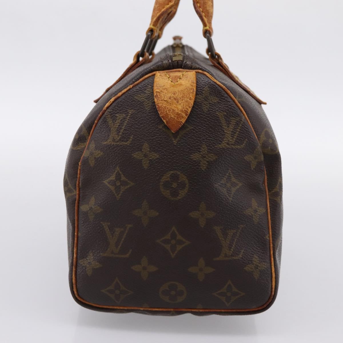 LOUIS VUITTON Monogram Speedy 25 Hand Bag M41528 LV Auth 198256