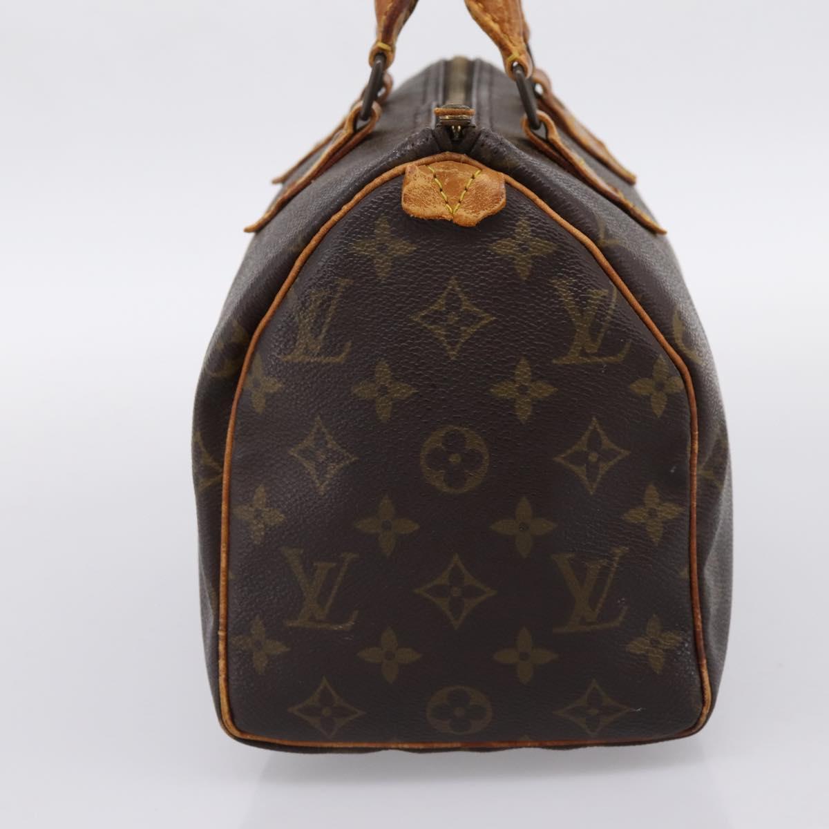 LOUIS VUITTON Monogram Speedy 25 Hand Bag M41528 LV Auth 198256